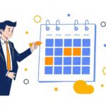 決まっていた日程を変更してもらうイメージ