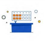店舗の予約枠を管理するイメージ