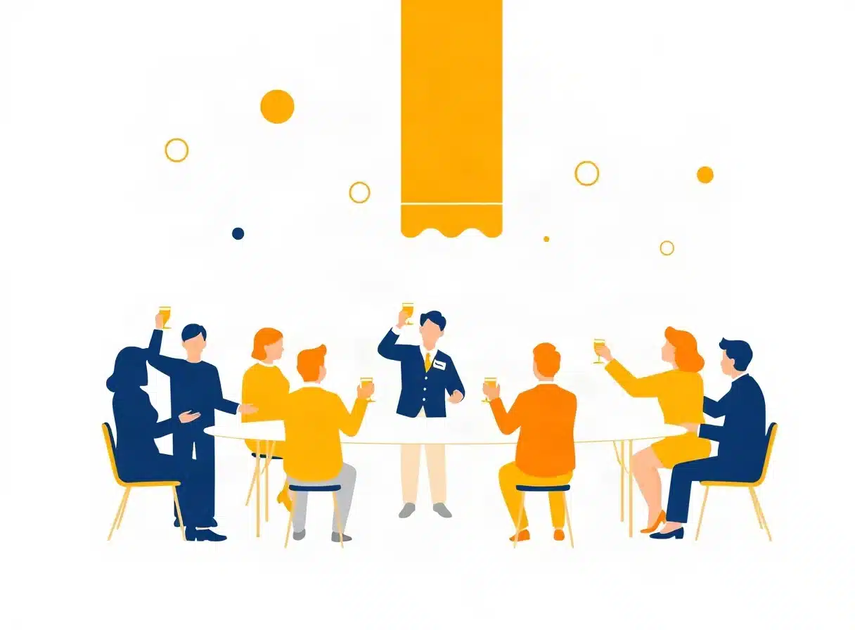 新人を迎える歓迎会のイメージ