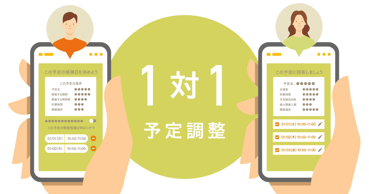 N対Nの予定調整